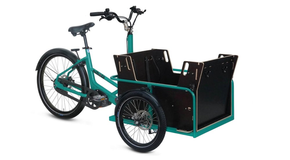 Triporteur NIHOLA COMBI 4 FAMILY avec assistance pédalier Shimano