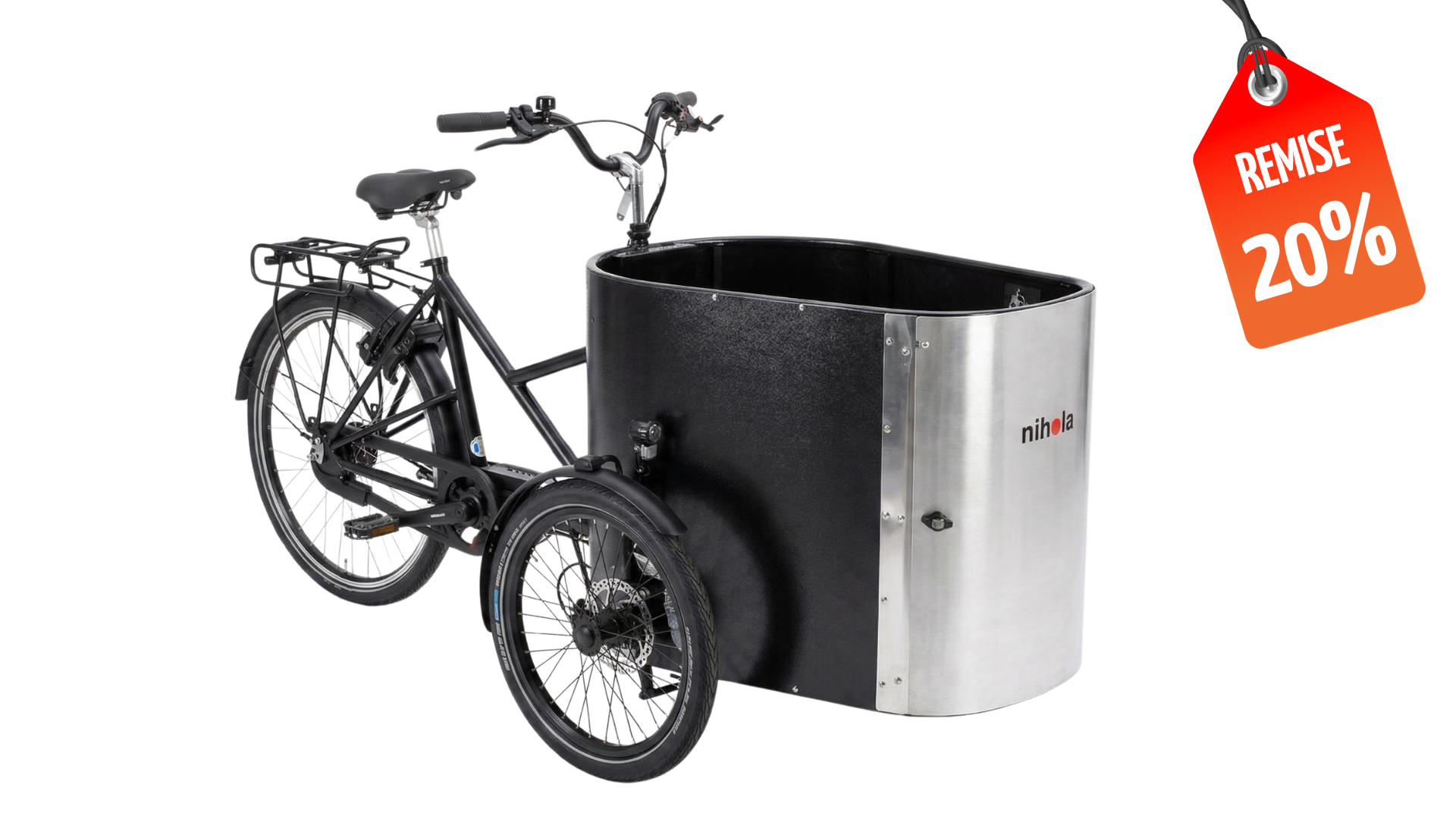 NIHOLA CARGO XL PRO - Assistance électrique pédalier (Modèle de démonstration)