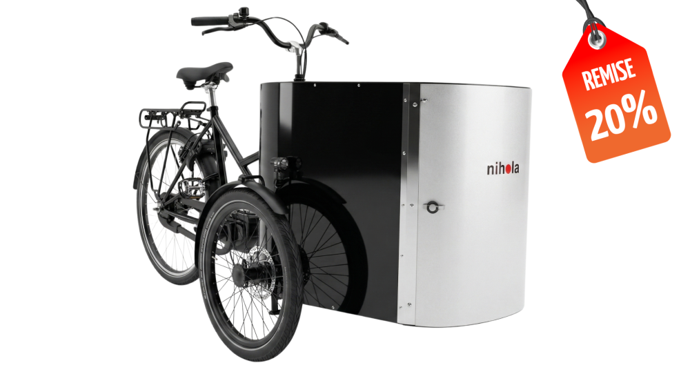 Nihola Cargo XL PRO assistance pédalier avec porte avant (modèle de démonstration)