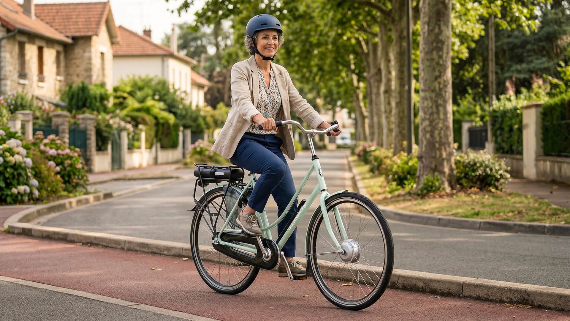 Vélo hollandais Hirondelle Premium avec assistance électrique 