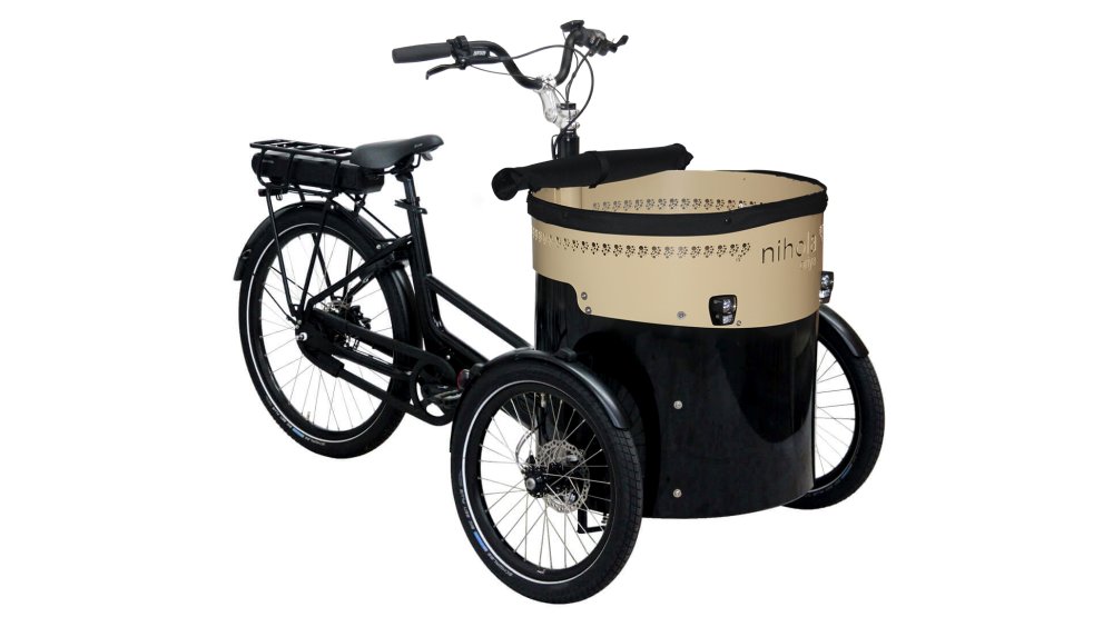 Triporteur NIHOLA ORIYA avec assistance pédalier Shimano