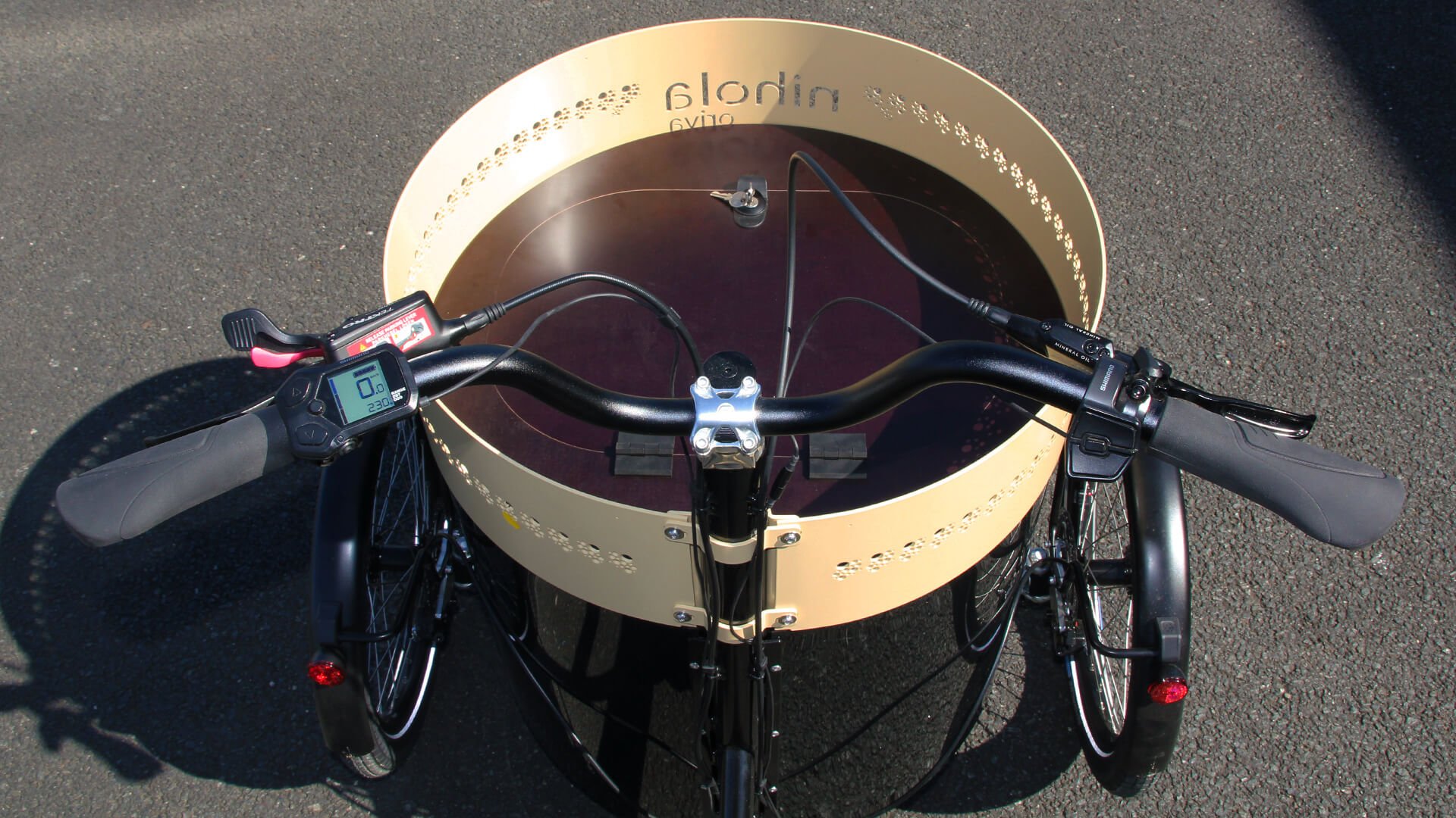 Point de vue du pilote sur le Oriya version assistance pédalier