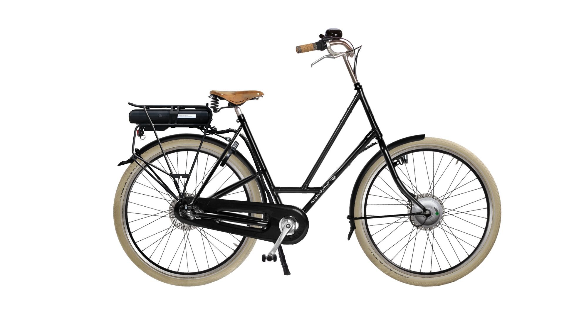 Vélo électrique City Zen avec assistance roue avant Bafang