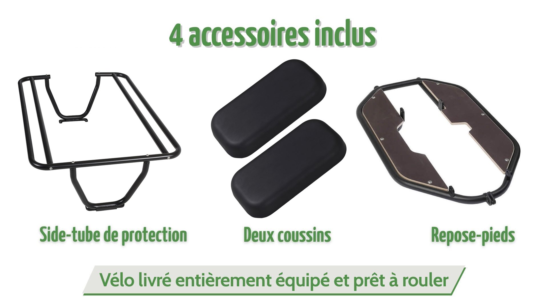 Les 4 accessoires du Pack Famille LT24