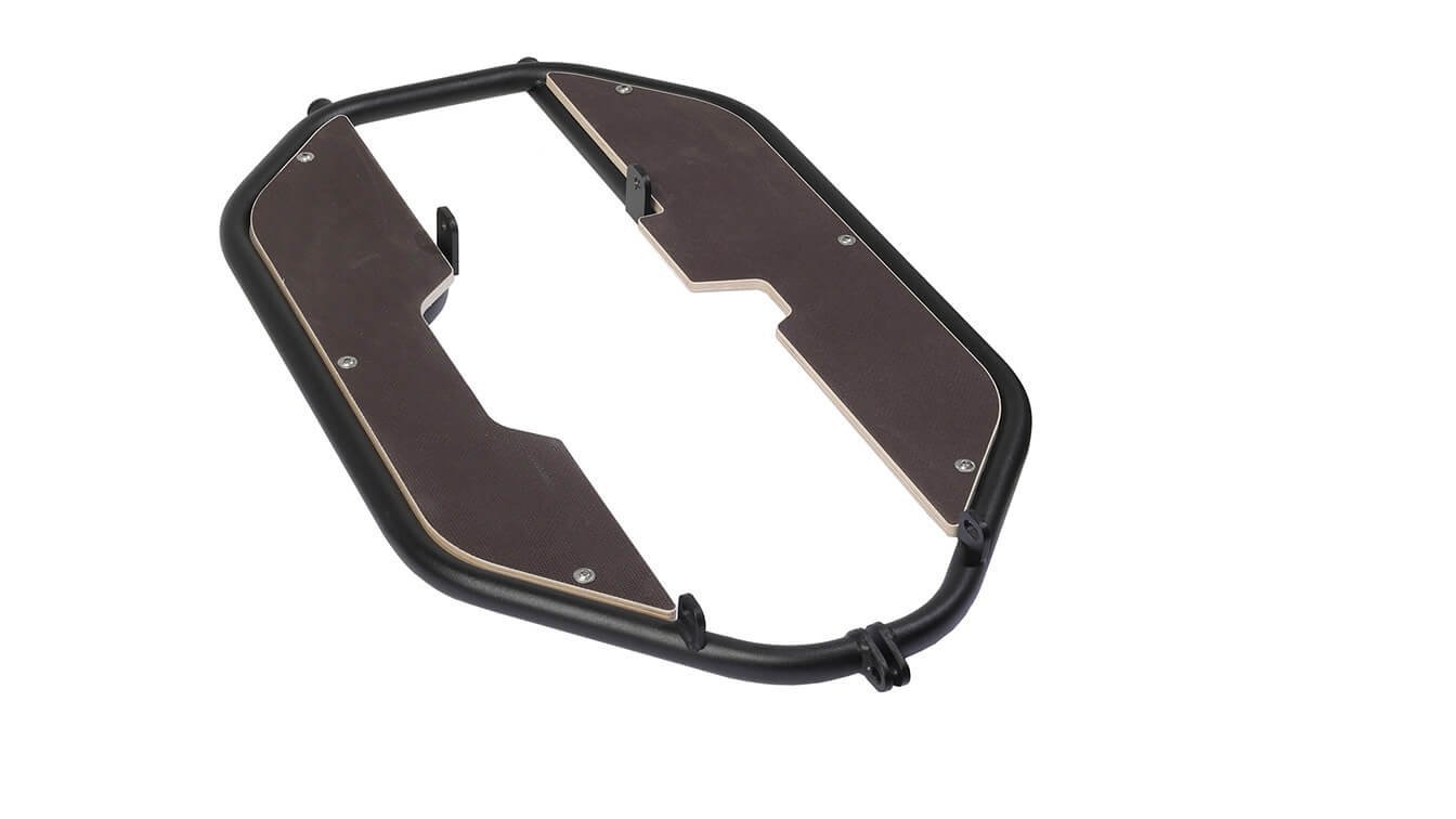 Le repose-pieds pour facilier la montée et la descente du vélo