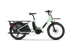 LT24 avec cadre vert menthe et motorisation Bafang