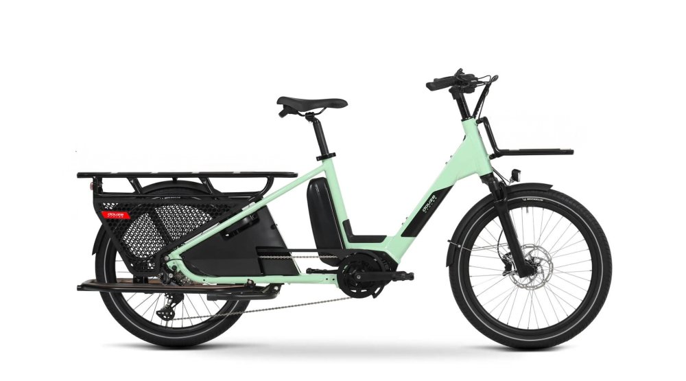 LT24 avec cadre vert menthe et motorisation Bafang