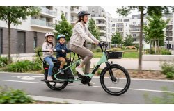 LT24 avec cadre vert menthe et motorisation Bafang