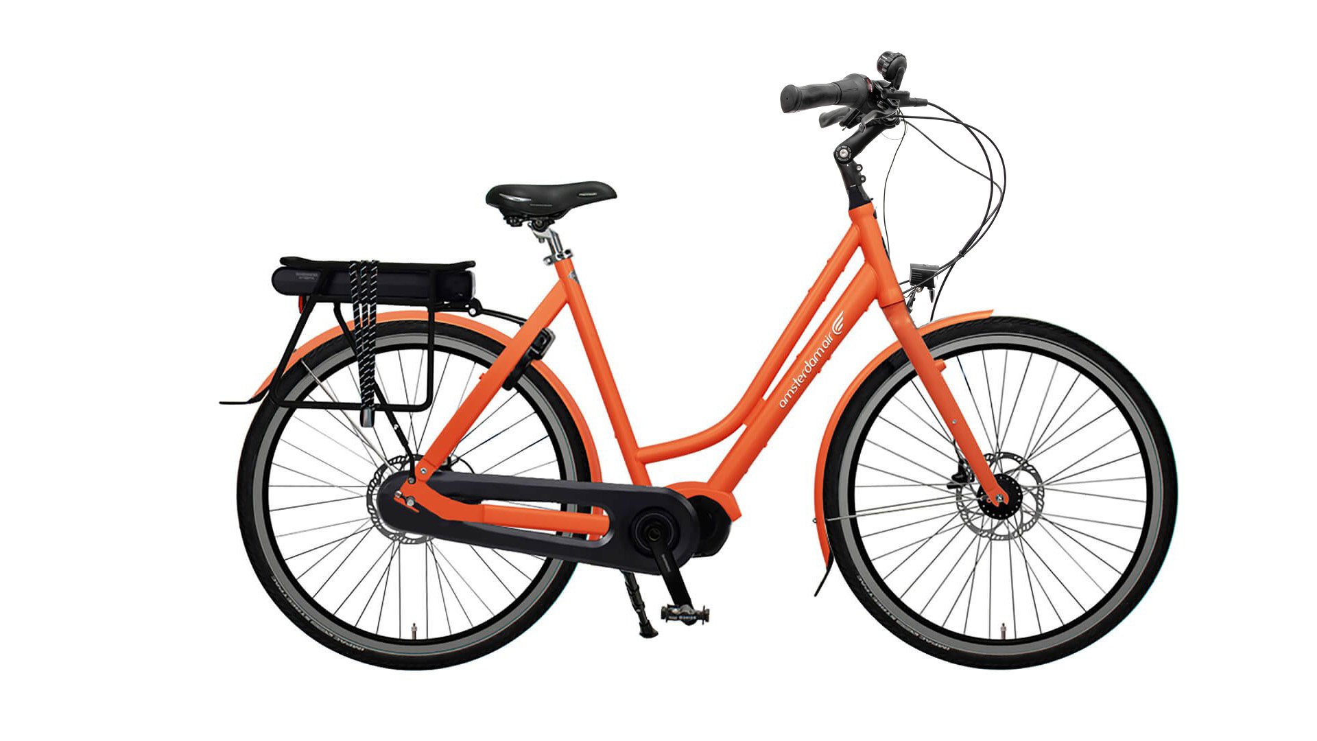 VAE hollandais Flevoland avec cadre aluminium orange métallique mat