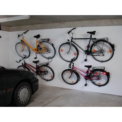 Support de vélo mural compatible antivol