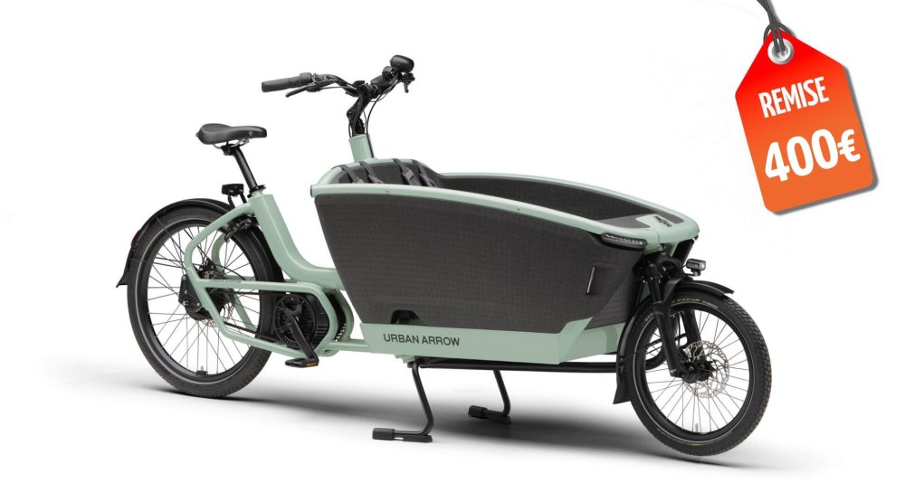 Biporteur électrique Urban Arrow FamilyNext (modèle de démo) biporteur-electrique-urban-arrow-familynext