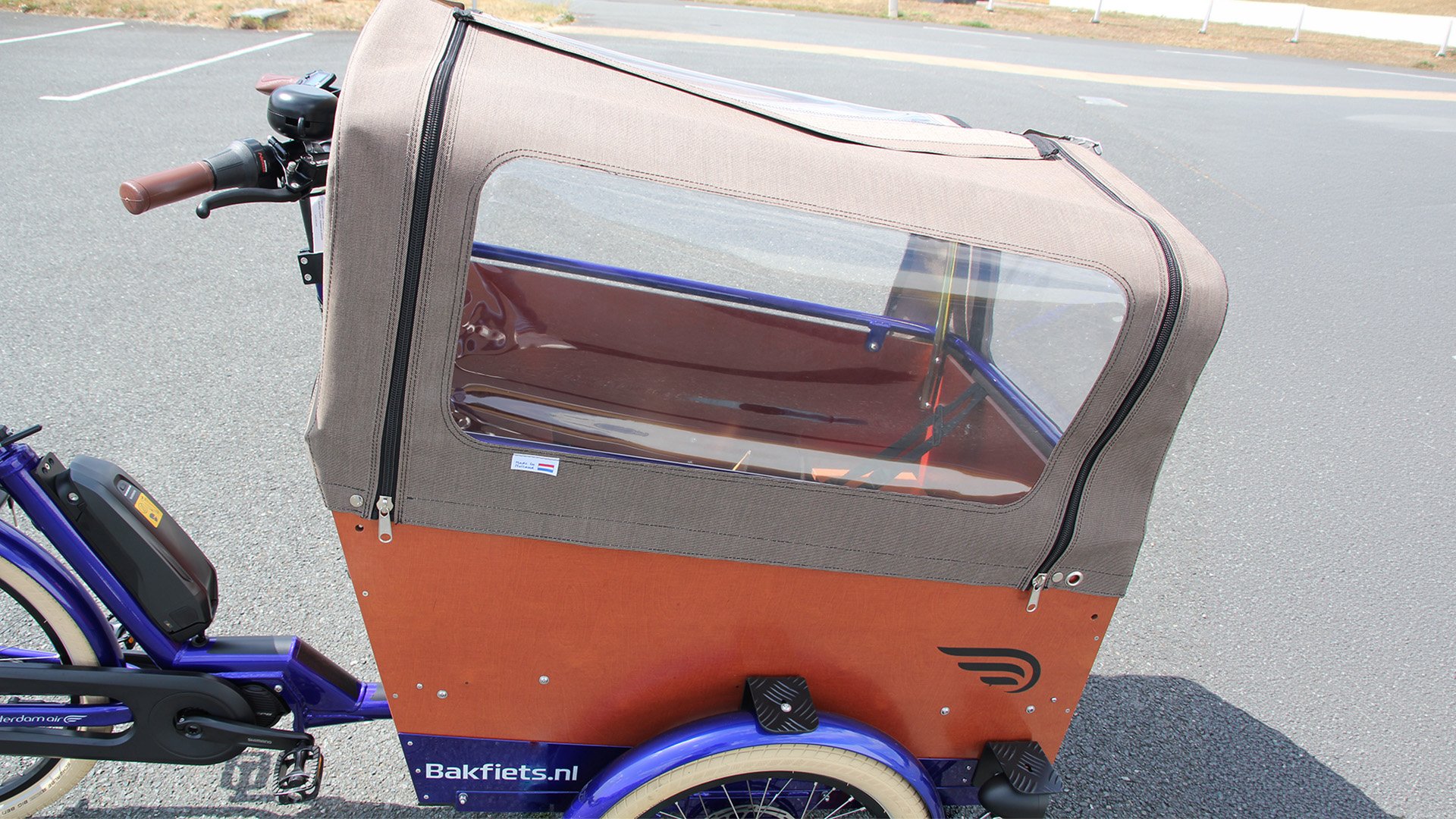 Triporteur électrique Bakfiets Confort - Assistance pédalier Shimano
