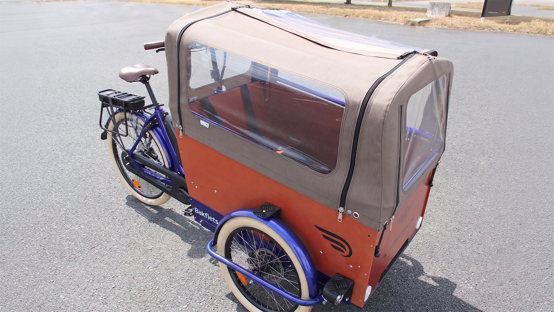 Triporteur électrique Bakfiets Confort - Assistance pédalier Shimano