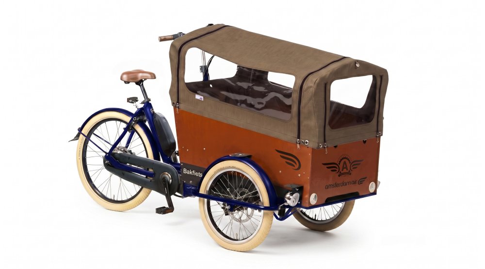 Triporteur électrique Bakfiets Confort - Assistance pédalier Shimano Triporteur électrique Bakfiets Confort - Assistance pédalier Shimano