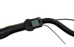 VAE hollandais Flevoland avec cadre aluminium noir brillant et moteur pédalier Shimano E-Bike Systems