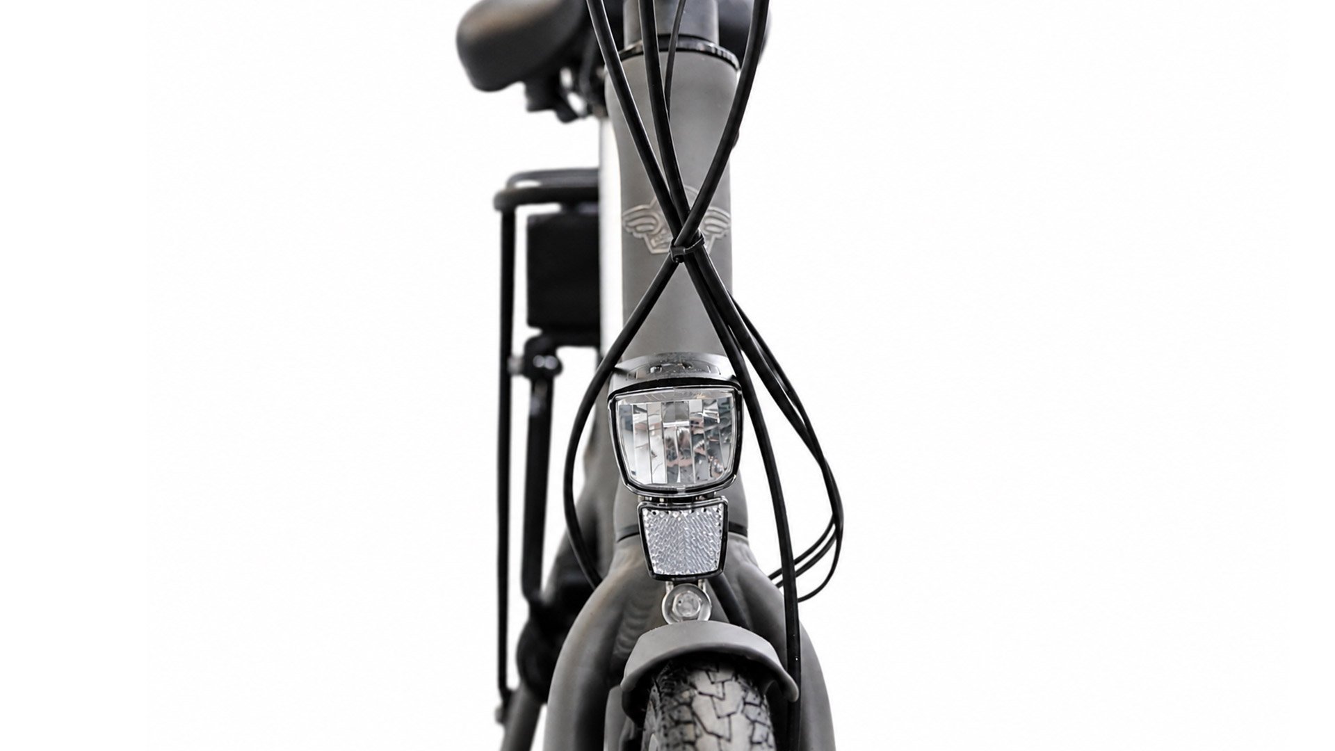 VAE hollandais Flevoland avec cadre aluminium noir brillant et moteur pédalier Shimano E-Bike Systems