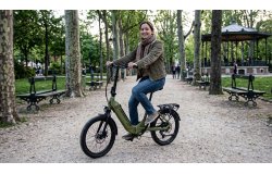 Vélo pliant électrique Tifton | kaki