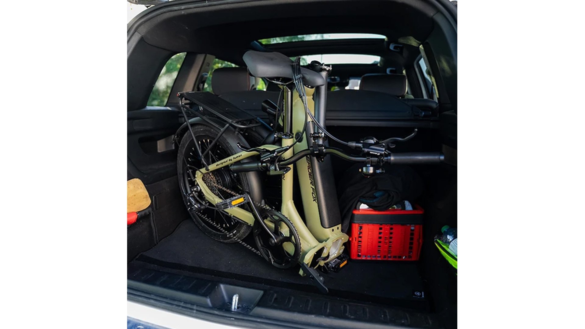 Vélo pliant électrique Tifton | kaki