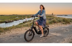 Vélo pliant électrique Tifton | noir