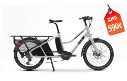 Vélo longtail électrique LT2 B de Douze Cycles 