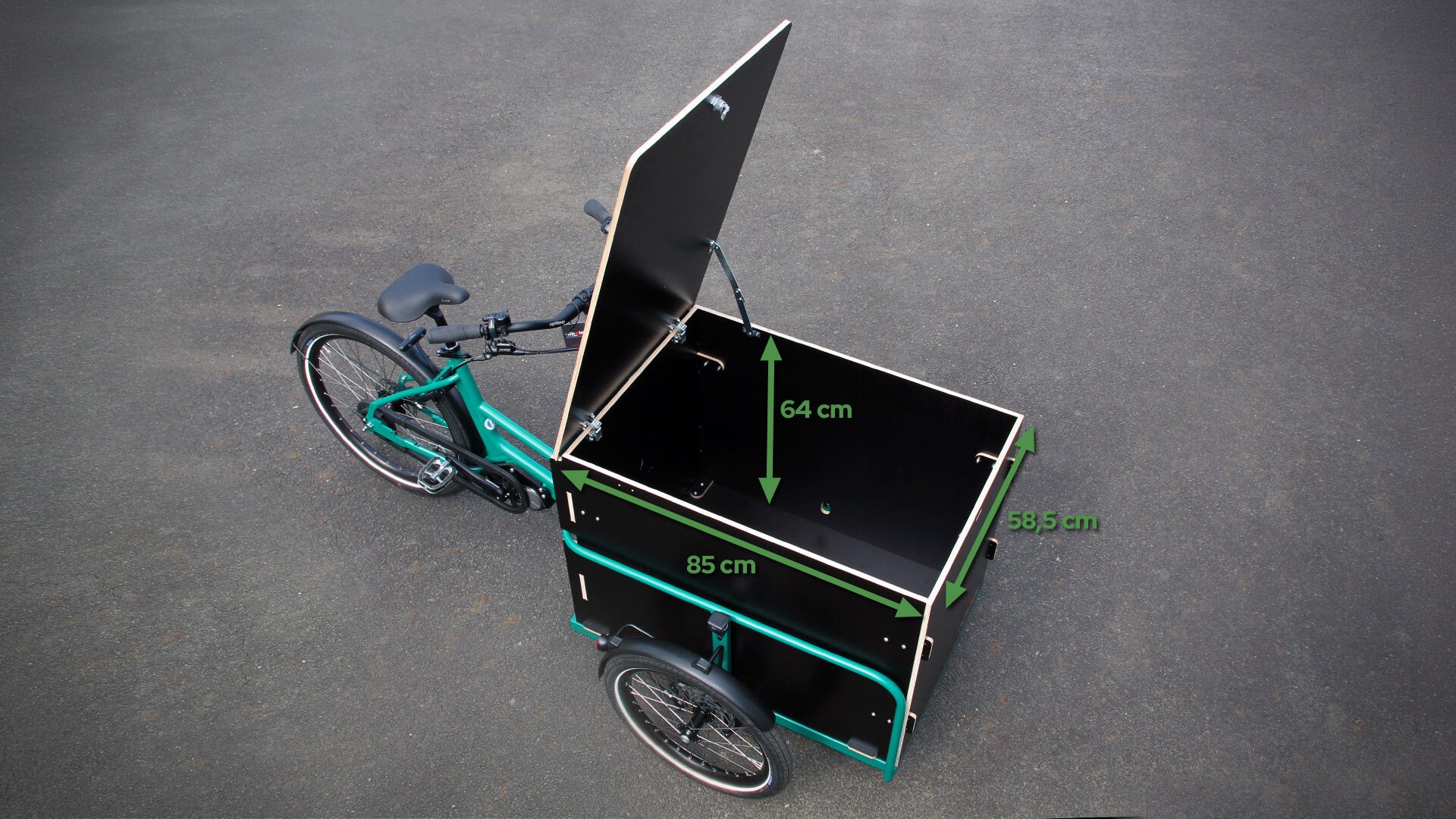 Caisse pro pour triporteur COMBI Utility