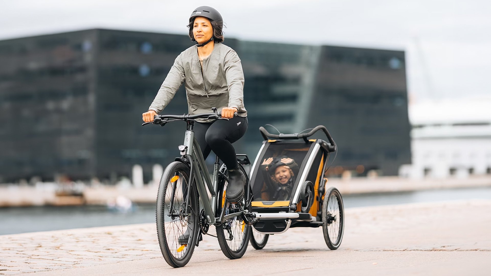Remorque vélo pour enfant Thule Chariot Sport 2 double
