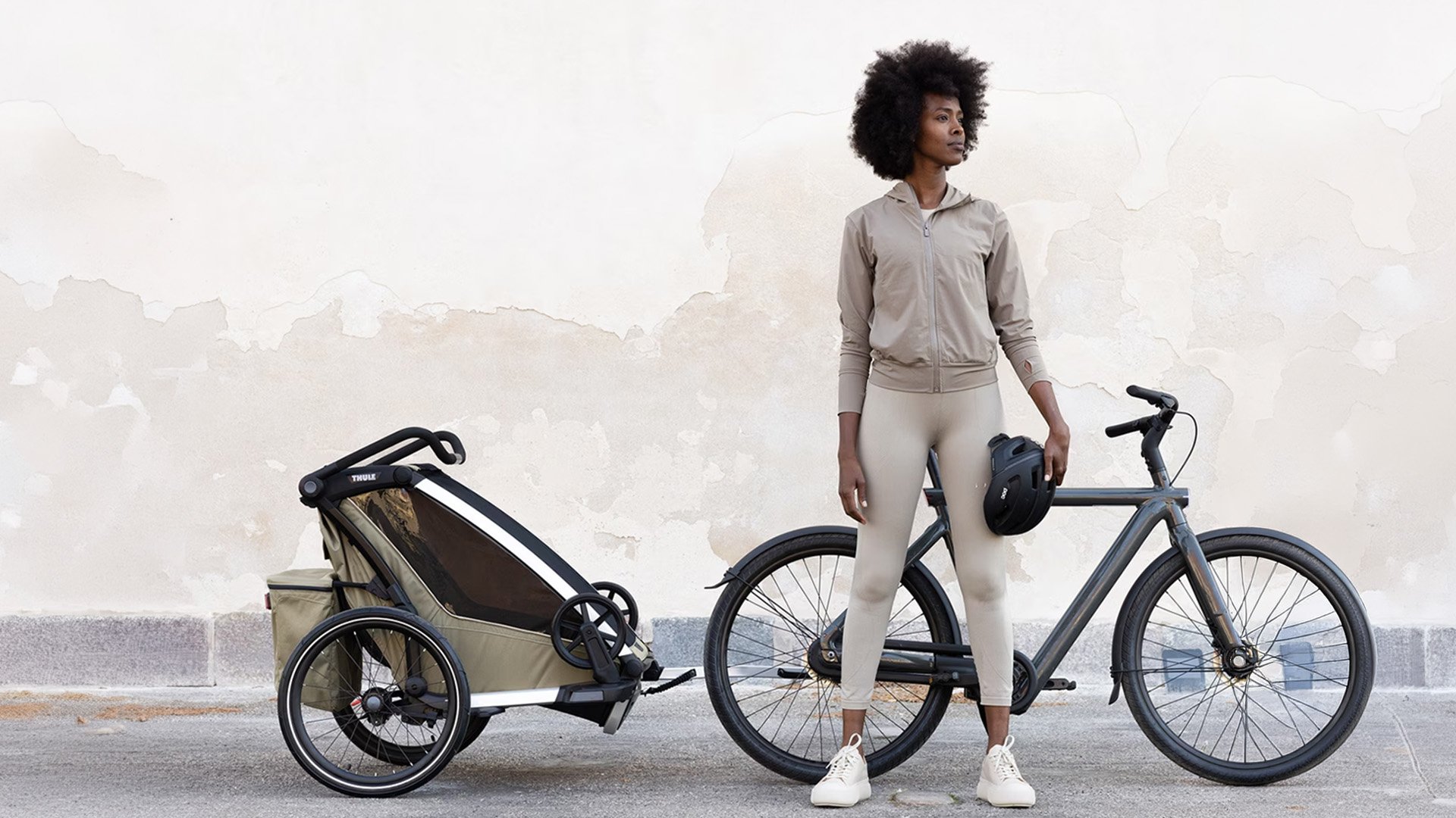 Remorque vélo pour enfants Thule Chariot Cross 2 double