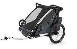 Remorque vélo pour enfants Thule Chariot Cross 2 double