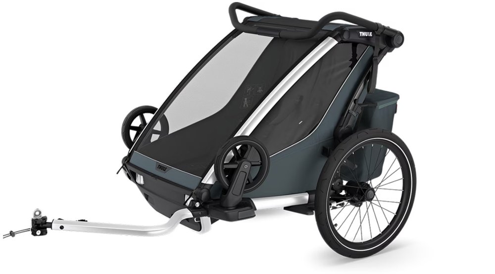 Remorque vélo pour enfants Thule Chariot Cross 2 double