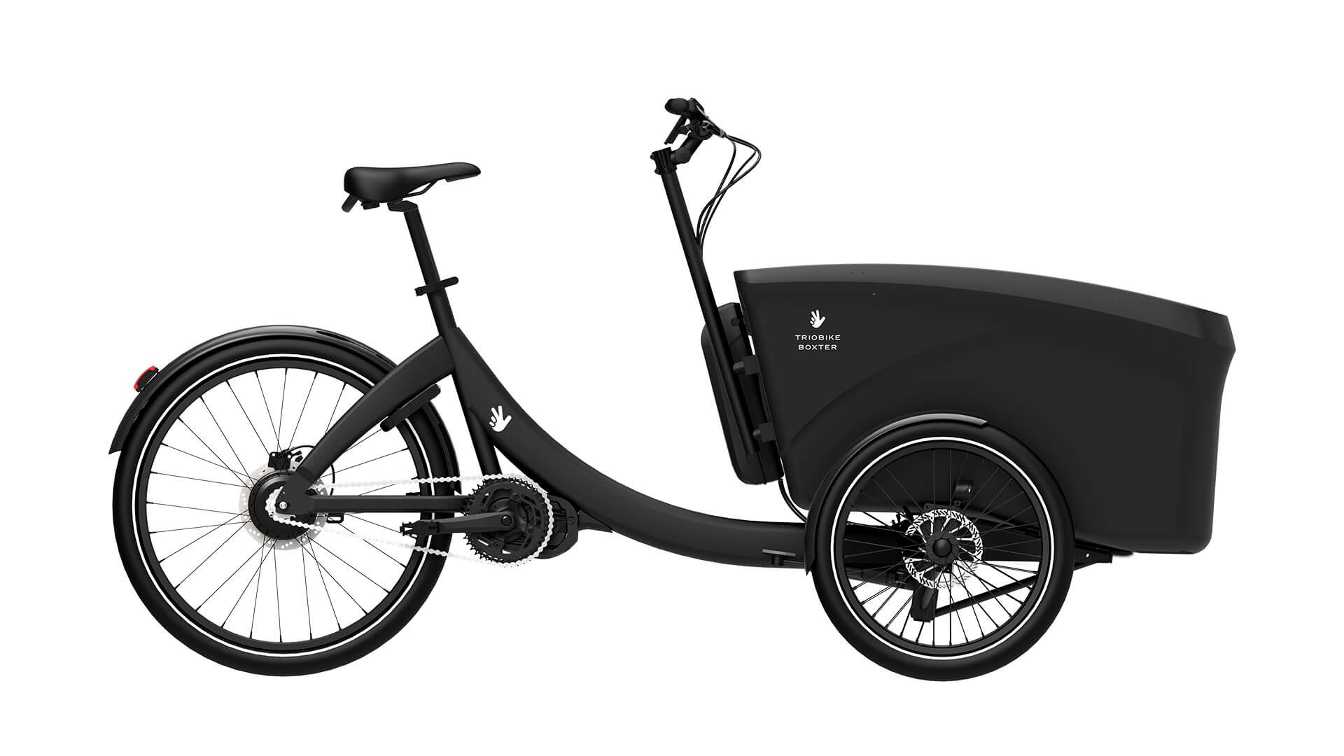 Le triporteur Triobike Boxter Air III dans sa configuration de base