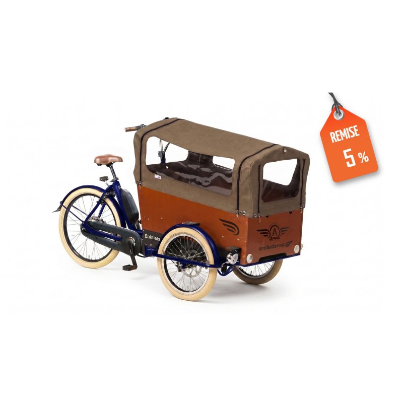 Triporteur électrique Bakfiets Confort - Assistance pédalier Shimano (Modèle de démonstration)