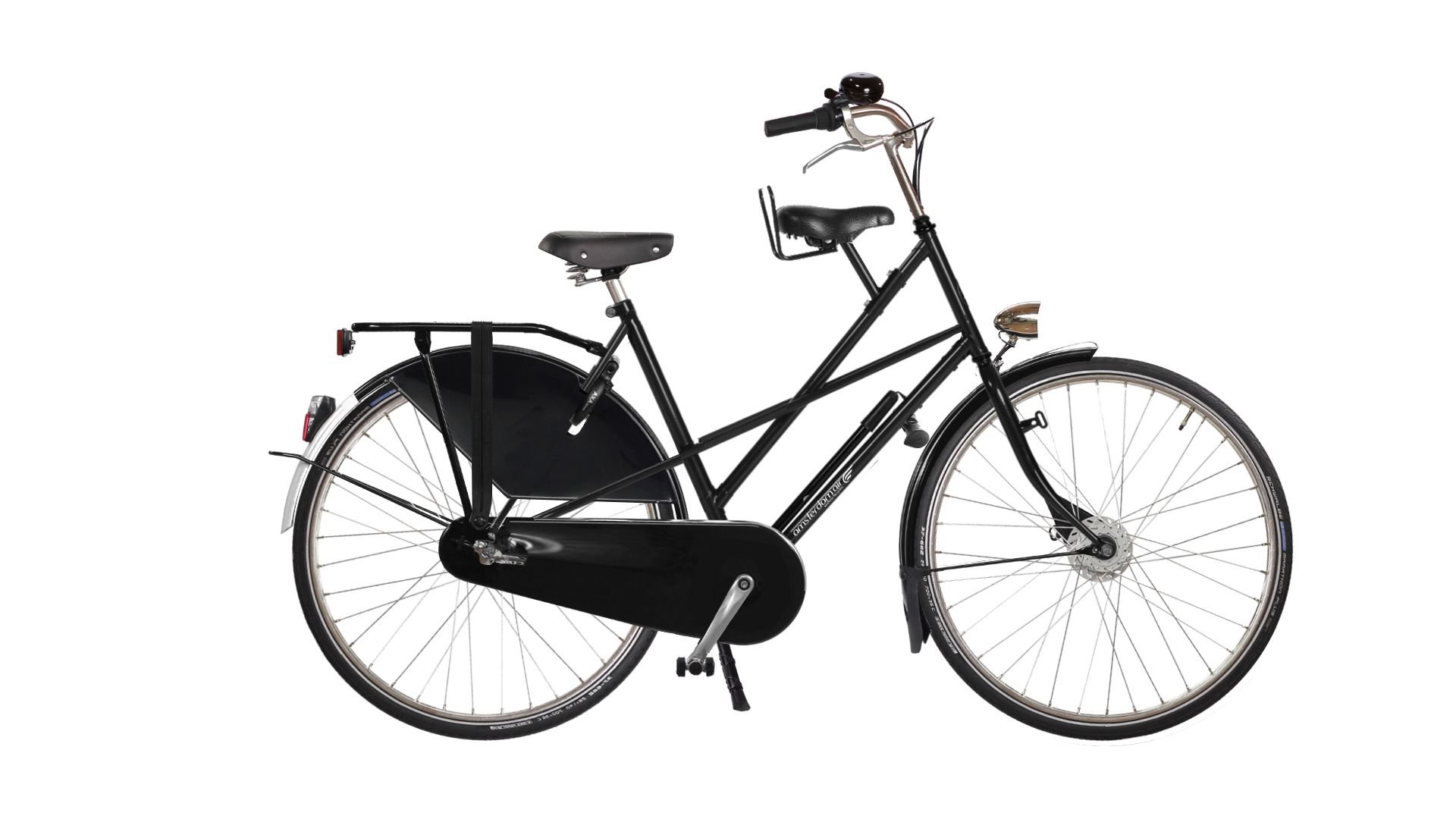 Vélo Amsterdam Air Cross Low Exclusive avec selle enfant avant