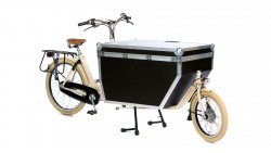 Bakfiets long Cruiser pneus ballons avec porte-bagage arrière