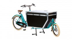 Bakfiets électrique long Cruiser pneus ballons 