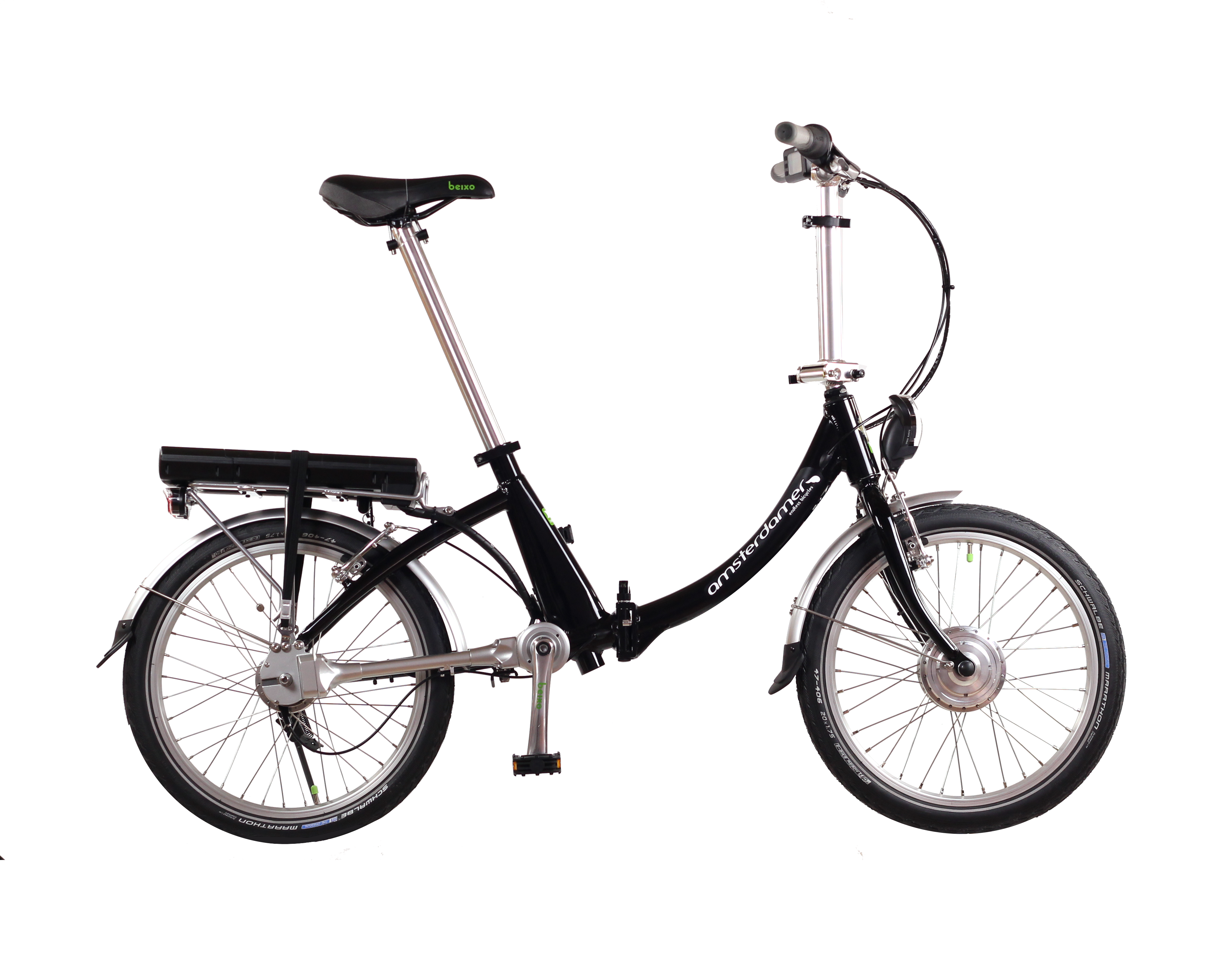 Kit assistance électrique pour vélo pliant à cardan