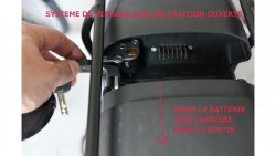 Batterie 540 Wh (36V 15 Ah Li-ION) pour porte-bagage