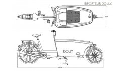 Dimensions biporteur Dolly
