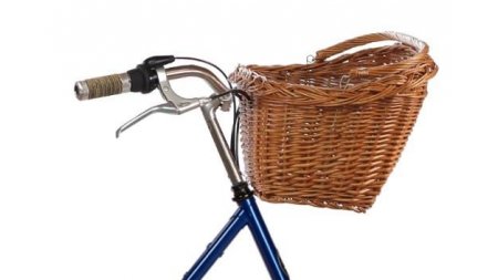 Panier avant en osier vélo avec fixation universelle - Équipement vélo
