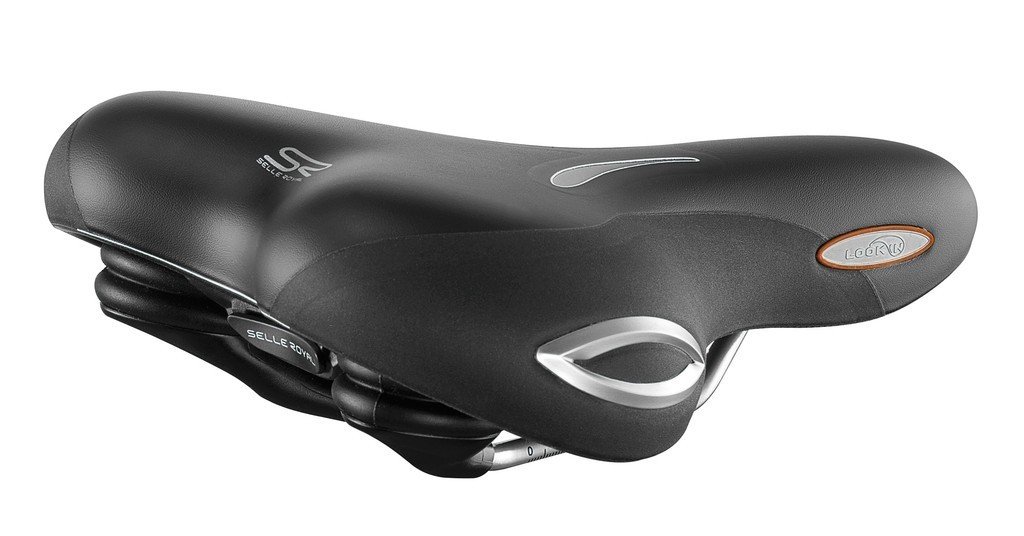 Selle avec amortisseur gel pour position cyclotourisme