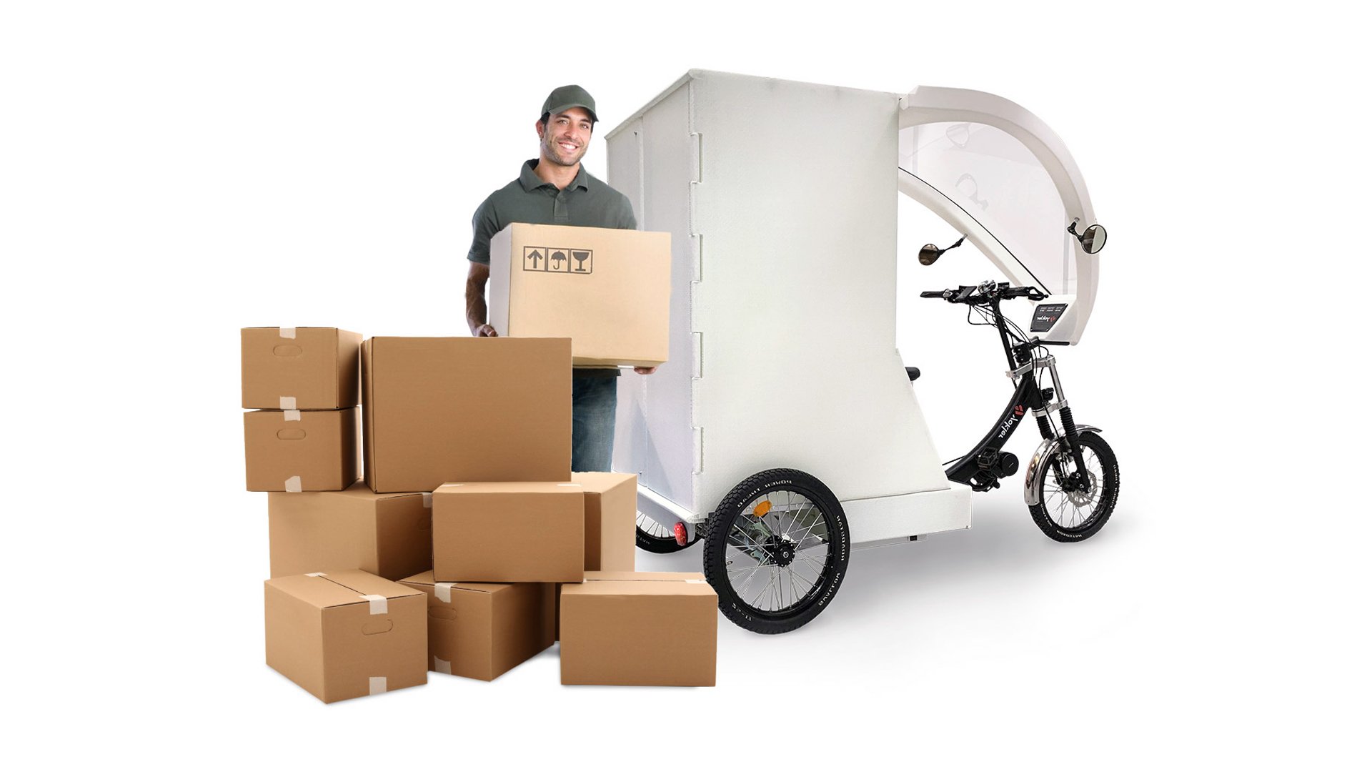 Triporteur Yokler U, moteur pédalier