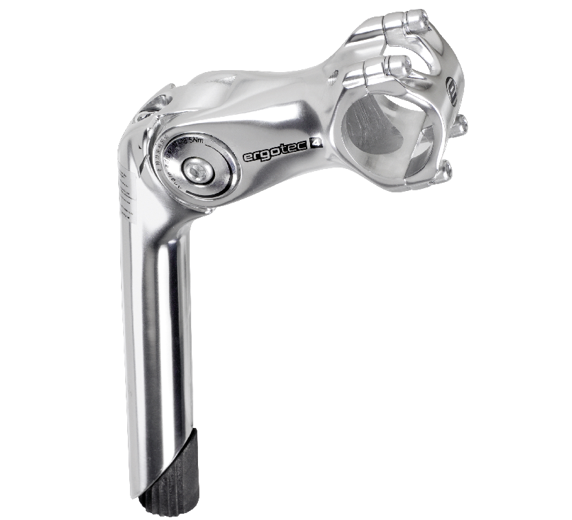 Ergotec potence Octopus 2 Tube 25.4/31.8 180/90 Argent