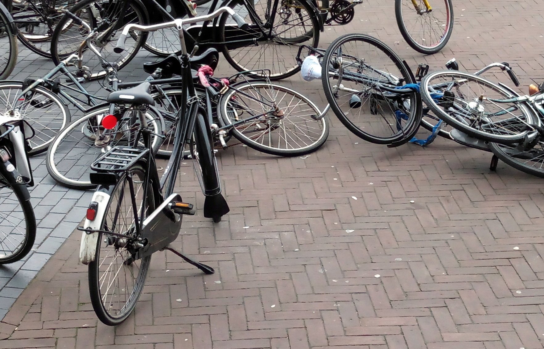 Vélo 1881 avec une béquille double extra large 