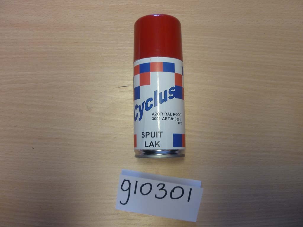 Bombe de retouche de peinture rouge RAL 3001