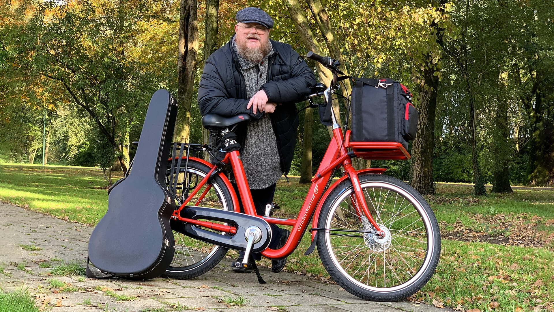 Ce vélo porteur est iédalement conçu pour les personnes fortes