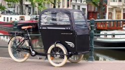 Triporteur électrique Amsterdam Air Smiley à Amsterdam