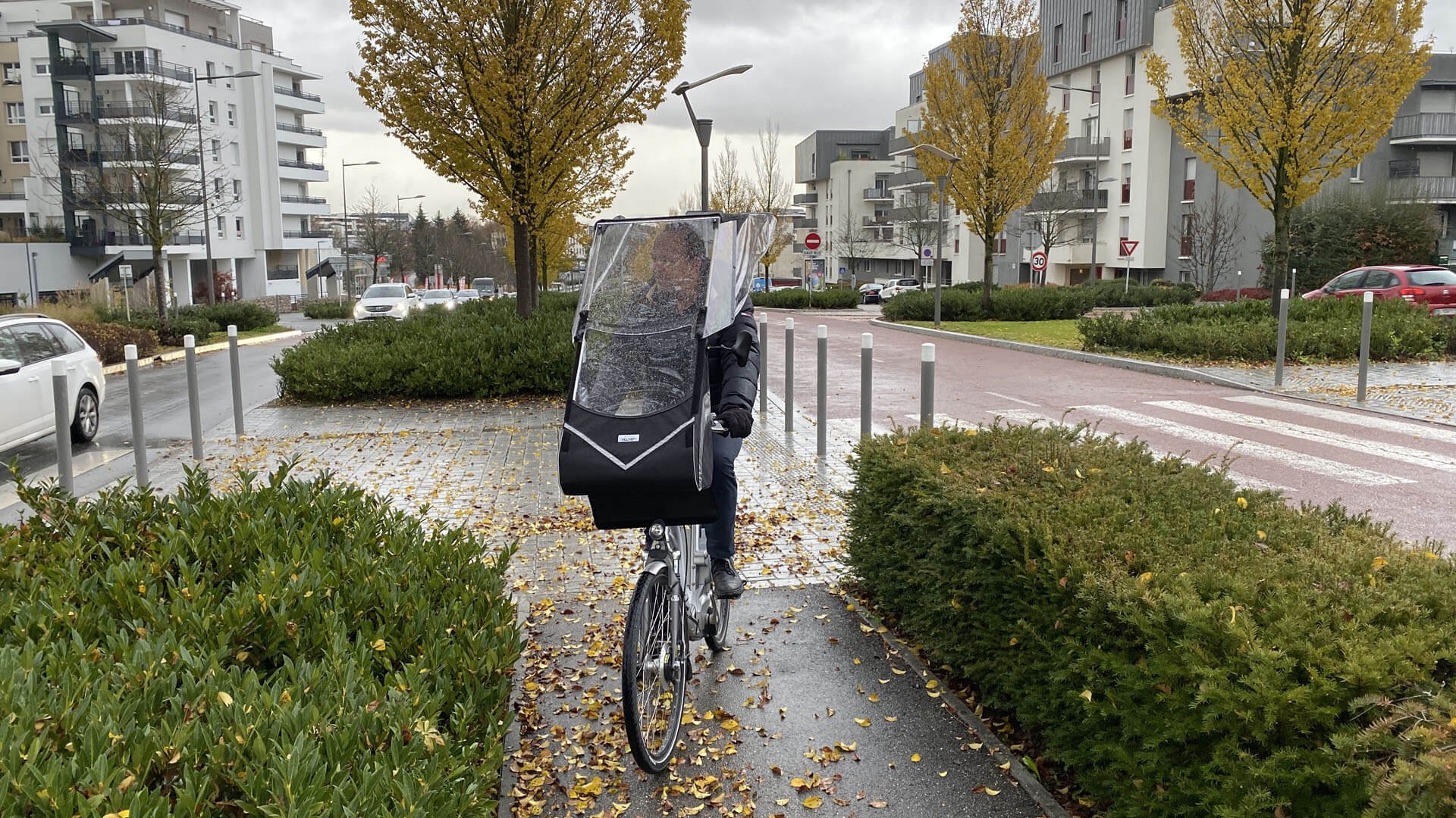 Veltop Urban protection pluie sur vélo électrique