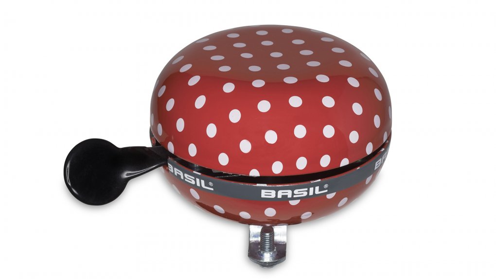 Sonnette Polka rouge à pois blancs