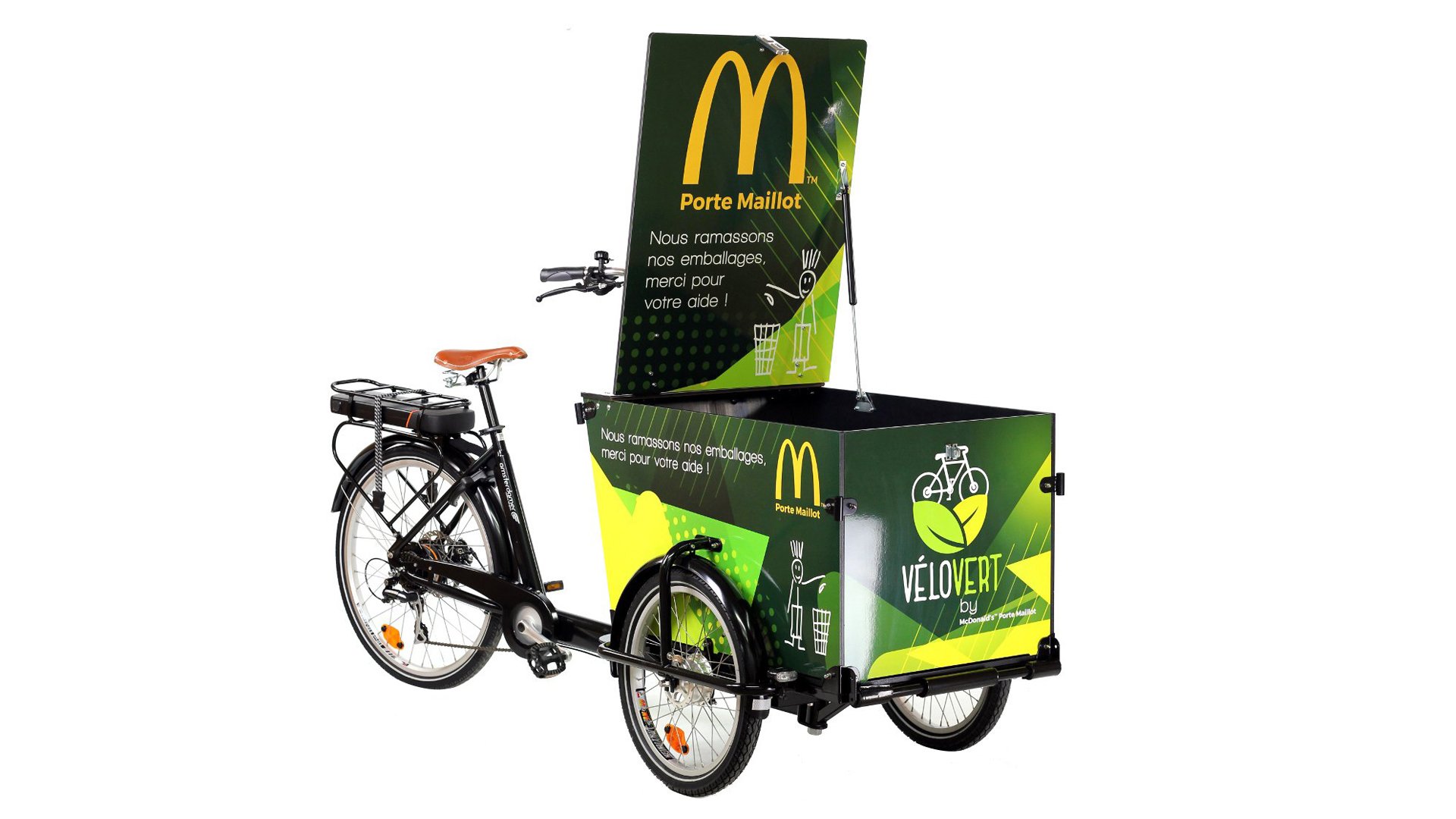 Triporteur propreté Mac Donald