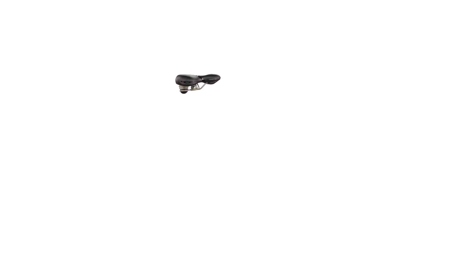 Selle Respiroavec amortisseur gel pour position assise droite 