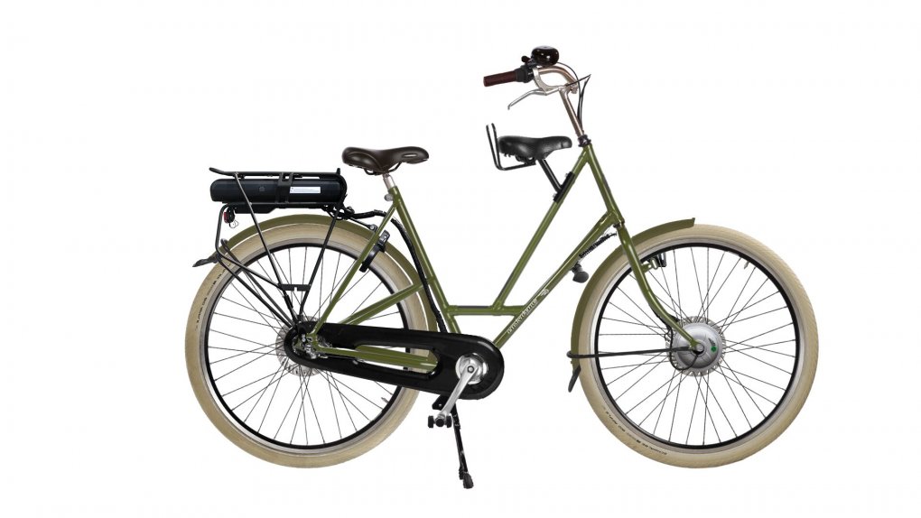 Vélo électrique City Zen avec assistance roue avant Bafang